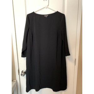 J Jill Wearever Collection Black Dress 3/4 Sleeves Women’s SZ S J175